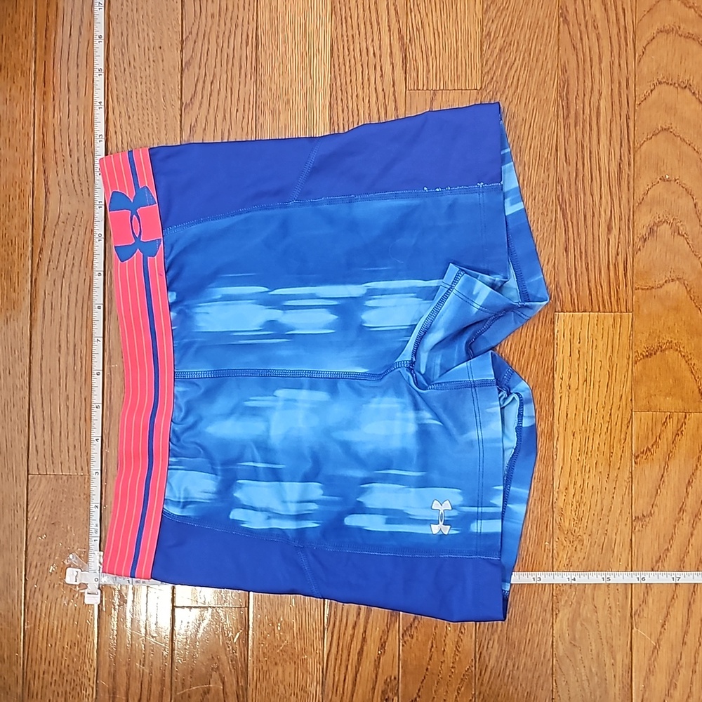 Small bright spandex shorts